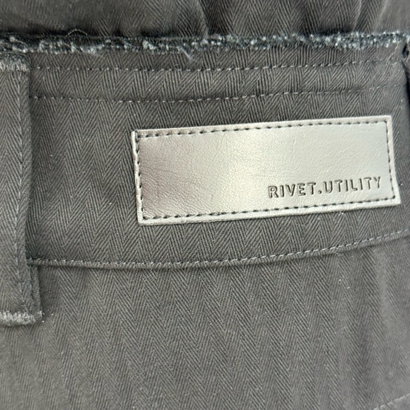 Rivet Utility New Yorker Cropped Jumpsuit Coveralls  Size Small - Picture 5 of 16